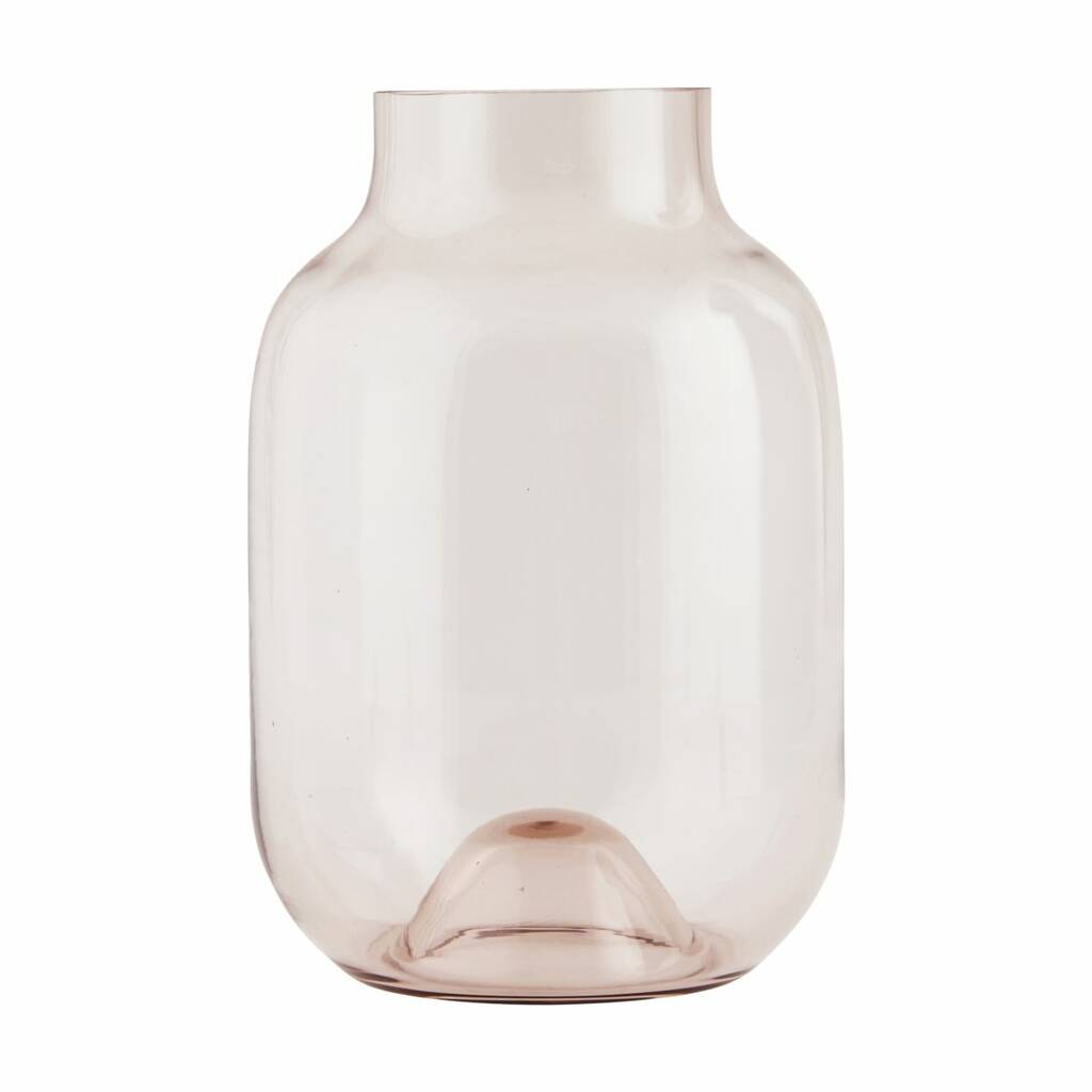 rose pink glass vase by idyll home | notonthehighstreet.com