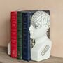 Antiqued Phrenology Head Bookends, thumbnail 2 of 5