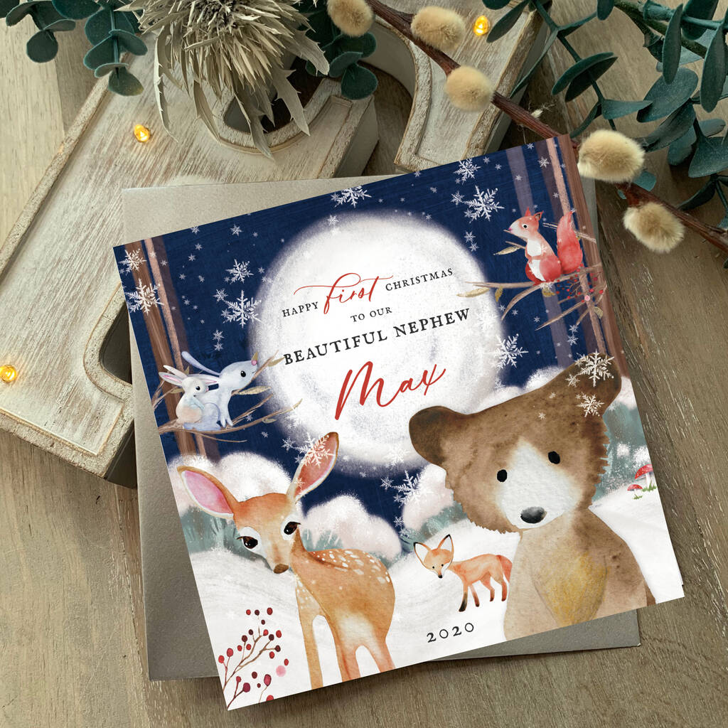 Sister's First Christmas Card|To My Sister|Brother Nw By Farrah &amp; Eve
