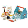 Wooden Toy Tool Box And Tools, thumbnail 3 of 3