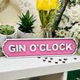 Pink Gin Roadsign 50th Birthday Gift For Her 40th 60th, thumbnail 3 of 5