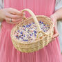 Flower Girl Basket Of Eco Petal Confetti, thumbnail 1 of 7