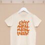 'Chief Marshmallow Toaster' Organic Cotton Kids' T Shirt, thumbnail 4 of 8