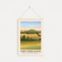 North Wessex Downs Aonb Travel Poster Art Print, thumbnail 6 of 8