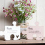 Personalised Giant Mother's Day Jigsaw Piece Sign, thumbnail 1 of 3