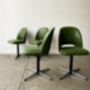 Set Of Four Mid Century 1960s Swivel Chairs, thumbnail 5 of 12