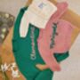 Hand Knitted Matching Sibling Name Jumpers, thumbnail 7 of 11