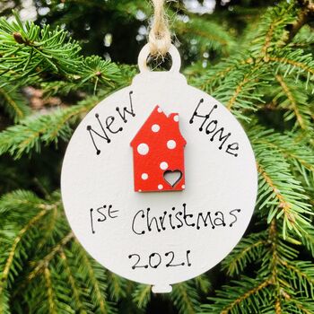 New Home 1st Christmas Tree Bauble 2023, 3 of 3