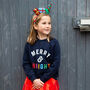 Merry And Bright Christmas Jumper, thumbnail 1 of 2