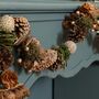 Woodland Walk Natural Christmas Garland, thumbnail 1 of 3