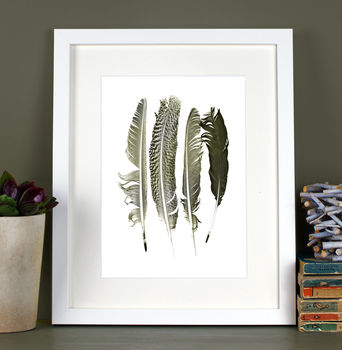 Contemporary Feathers Print, 2 of 5