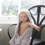 Personalised Hooded Baby Bath Towel Donkey, thumbnail 4 of 5