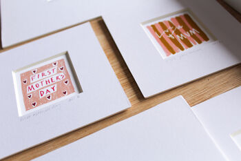 First Mother's Day Mini Art Print, 6 of 10