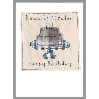 Personalised 60th Birthday Cake Card For Him, 10 of 10