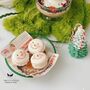 Personalised Gift Box Of Christmas Macaron Candles With Greeting Card, thumbnail 1 of 5