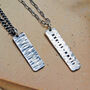 Men's Personalised Silver Tag Necklace, thumbnail 2 of 9