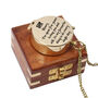 Personalised 5th Anniversary Brass Compass Compass Gift, thumbnail 1 of 11