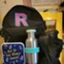 Leopard Print Initial Mini Kids Back Pack, thumbnail 3 of 3