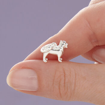 Pug Silver Dog Charm, 2 of 9