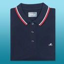 Men's Velo Polo Organic Navy Polo Shirt By T Lab | notonthehighstreet.com