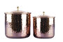 Set Of Four Handmade Copper Storage Canisters – Lidded, Tin Lined Inside, thumbnail 7 of 7