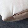 Personalised Couples Initials Feathers Cushion, thumbnail 2 of 4