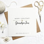 Personalised Grandparent Foiled Christmas Card, thumbnail 2 of 5