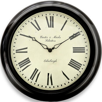Personalised Message Large Station Clock, 2 of 3