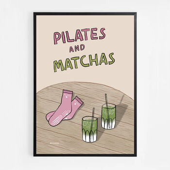 Pilates And Matchas Print, 7 of 9