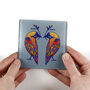 Lovebirds Coaster Set, thumbnail 5 of 12