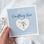Something Blue Heart Sterling Silver Charm, thumbnail 1 of 6