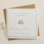 Personalised Dedication Day Card Pink / Blue, thumbnail 1 of 2