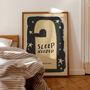 Sleep Needed Bedroom Print, thumbnail 1 of 9