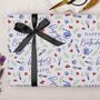 Three Sheets Of Gardening Birthday Wrapping Paper, thumbnail 2 of 2