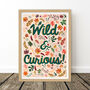 Wild And Curious Woodland Nursery Print, thumbnail 5 of 7
