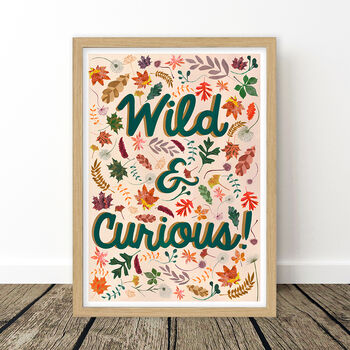 Wild And Curious Woodland Nursery Print, 5 of 7