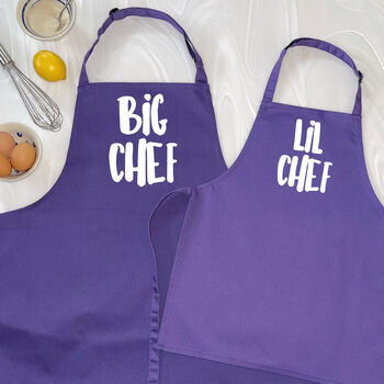 Big / Lil Chef Father And Son Apron Set, 8 of 11