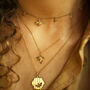 Yellow Gold Vermeil Sterling Silver Baby Bee Choker, thumbnail 5 of 7