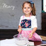 Cute Cotton Kitchen Apron For Women And Kids, thumbnail 3 of 12