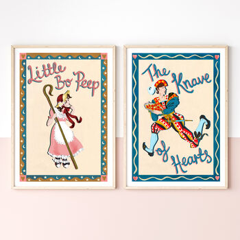 The Knave Of Hearts Vintage Nursery Print, 4 of 9