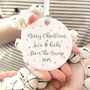 Merry Christmas Love And Kicks From Bump Decoration, thumbnail 1 of 5