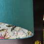 Lithium Deadly Night Shade Lampshade In Teal, thumbnail 2 of 9
