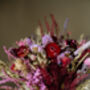 Dried Flower Bouquet Plum, thumbnail 2 of 3