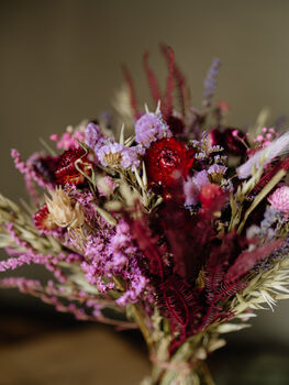 Dried Flower Bouquet Plum, 2 of 3