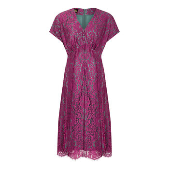 Rose Flower Vintage Style Lace Dress, 2 of 3