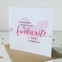 Our Love Story Personalised Card, thumbnail 1 of 3