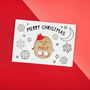 Personalised Penguin Finger Puppet And Colour In Card, thumbnail 4 of 4