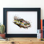 Audi S1 Group B Rally Car Illustration, thumbnail 1 of 4