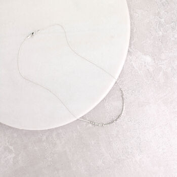 Sterling Silver 'Strong Woman' Morse Code Necklace, 6 of 9