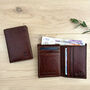 Men's Leather Card Wallet Rfid Protected, thumbnail 1 of 4